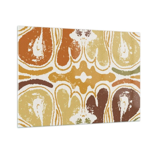 Tablou pe sticlă - Abstracție sentimentală - 100x70 cm