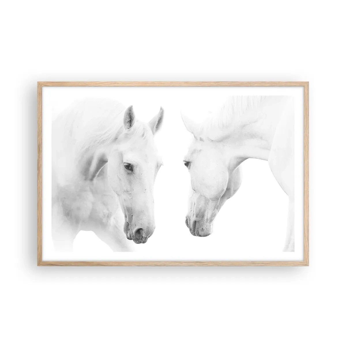 Poster în ramă de stejar deschis - Este aceasta o prietenie...? - 91x61 cm