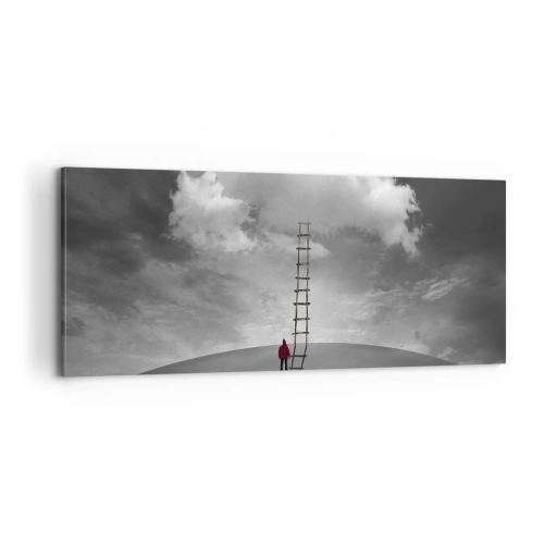Tablou pe pânză - Orice este posibil - 100x40 cm