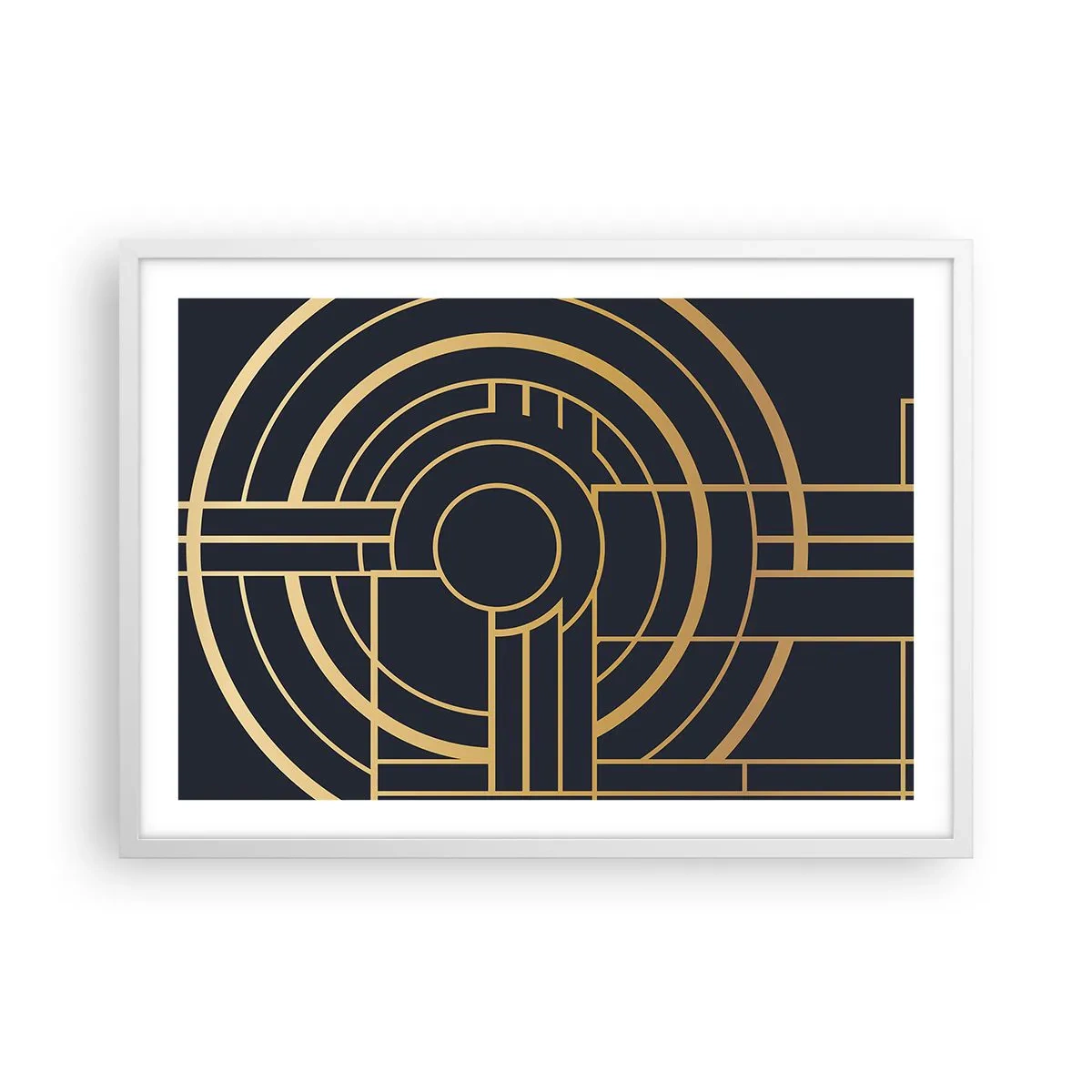 Poster în ramă albă - Întoarcerea lucrurilor - 70x50 cm