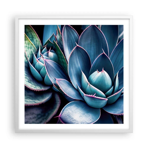 Poster în ramă albă - Forța vitală - 60x60 cm