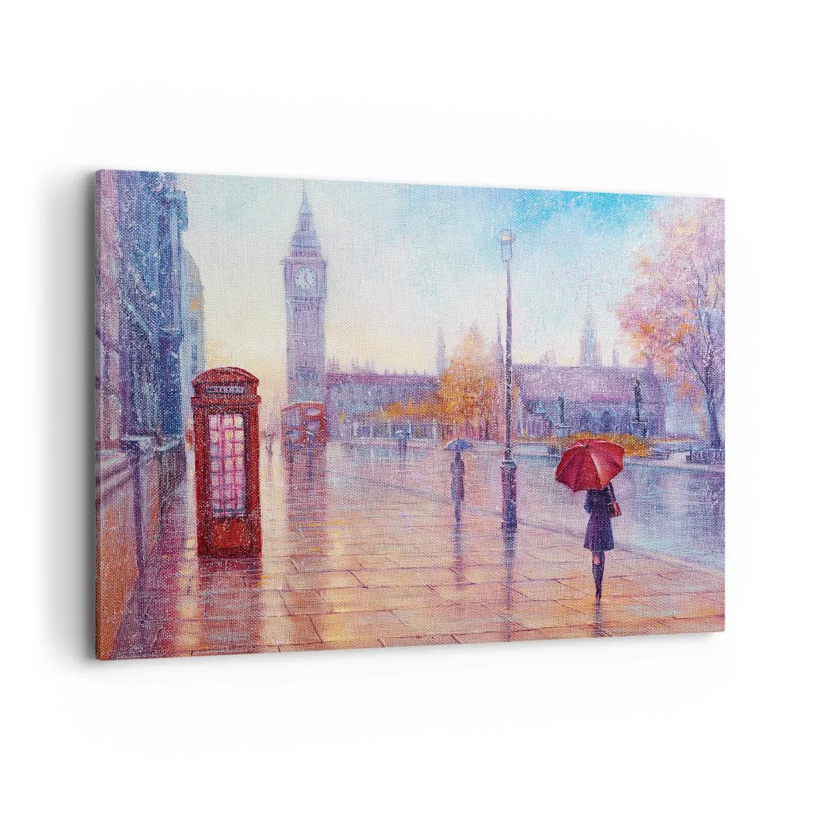 Tablou pe pânză - O zi de toamnă londoneză - 120x80 cm