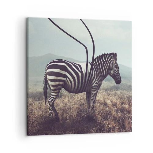 Tablou pe pânză - Atenție! Defecțiune - 60x60 cm