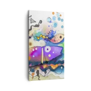 Tablou pe pânză - Fără cuvinte! - 45x80 cm