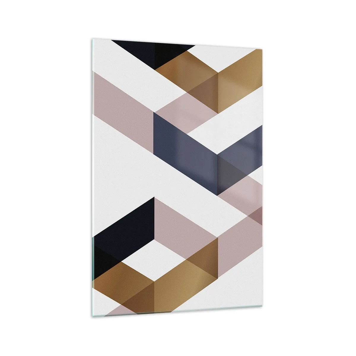 Tablou pe sticlă - Planuri și unghiuri - 70x100 cm