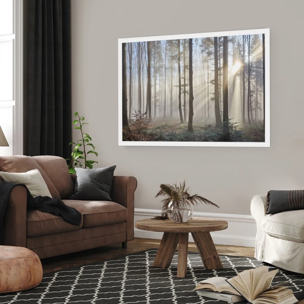 Poster - Ceața s-a trezit și ea - 70x50 cm