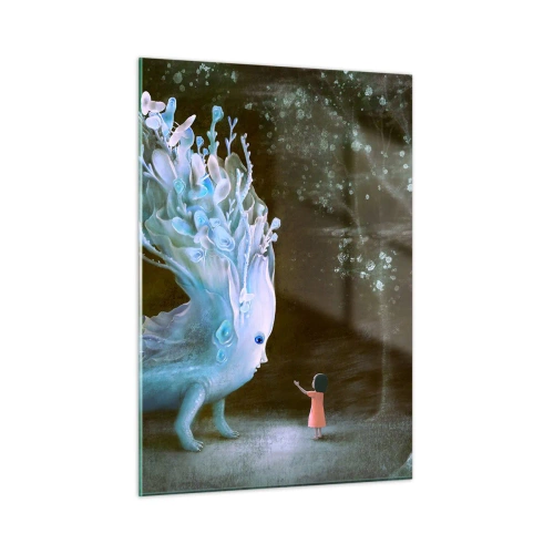 Tablou pe sticlă - Întâlnire fantastică - 50x70 cm