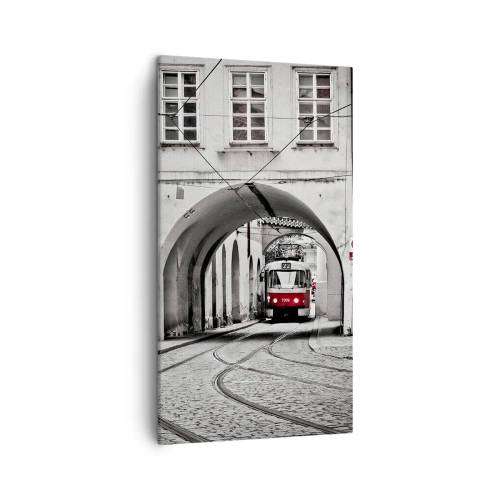 Tablou pe pânză - Printr-un labirint urban - 45x80 cm