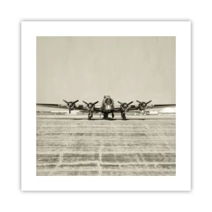 Poster - Pregătit, ca întotdeauna - 40x40 cm