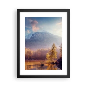 Poster în ramă neagră - La munte și la deal - 30x40 cm