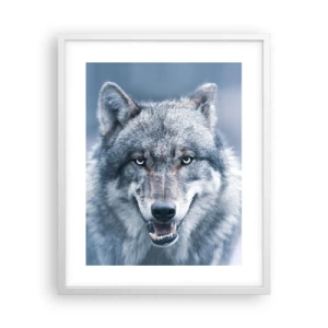 Poster în ramă albă - Accepți provocarea? - 40x50 cm