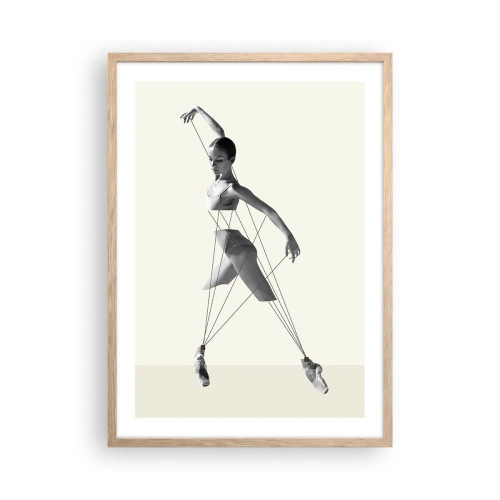 Poster în ramă de stejar deschis - Într-un teatru de lumină - 50x70 cm