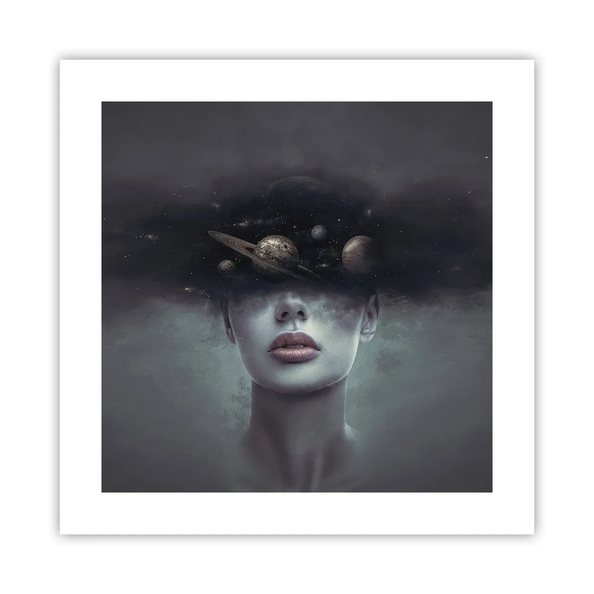 Poster - Și planetele o iau razna... - 40x40 cm