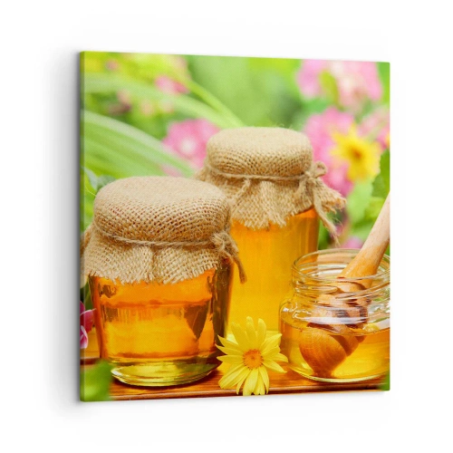 Tablou pe pânză - Dulce și florală - 50x50 cm