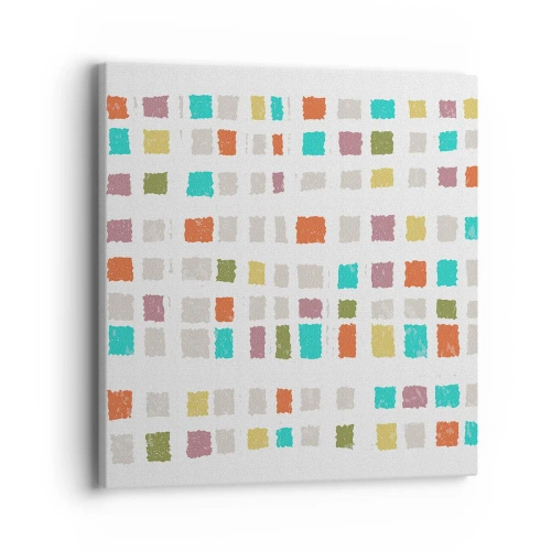 Tablou pe pânză - Joc necunoscut - 40x40 cm