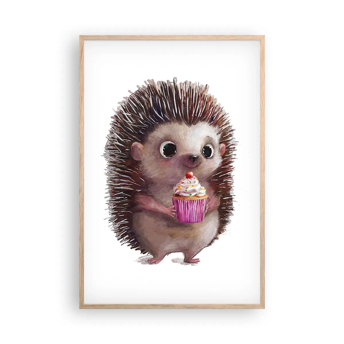Poster în ramă de stejar deschis - Fiecare zi este o sărbătoare - 61x91 cm