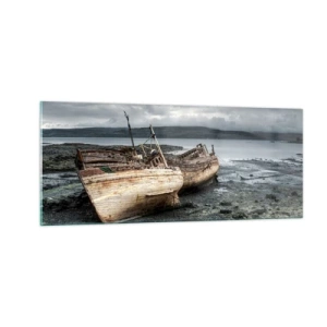 Tablou pe sticlă - Ca semn al unei munci făcute cu demnitate - 100x40 cm