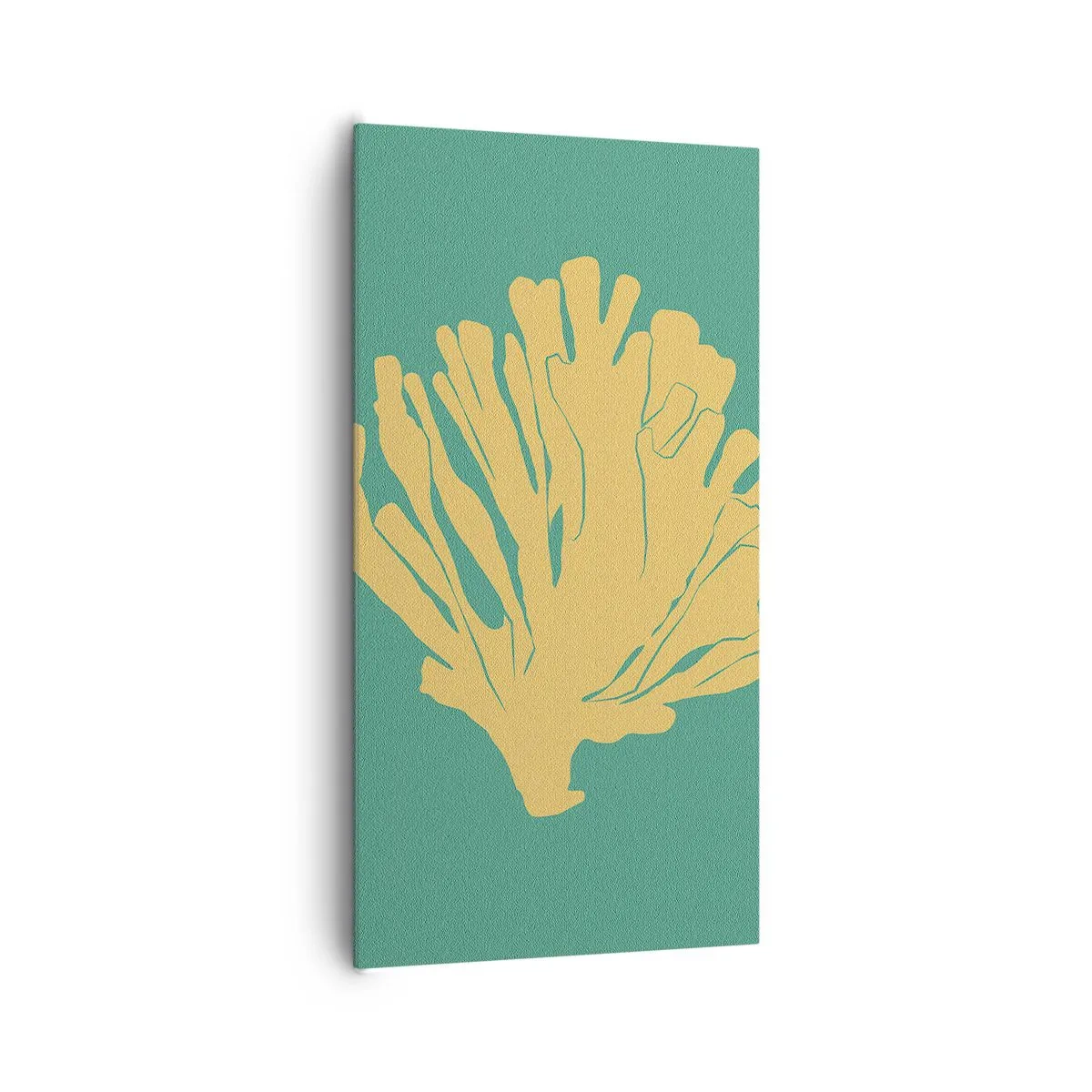 Tablou pe pânză - Tufișul din pădurea subacvatică - 65x120 cm