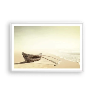 Poster în ramă albă - O amintire din Mările Sudului - 91x61 cm