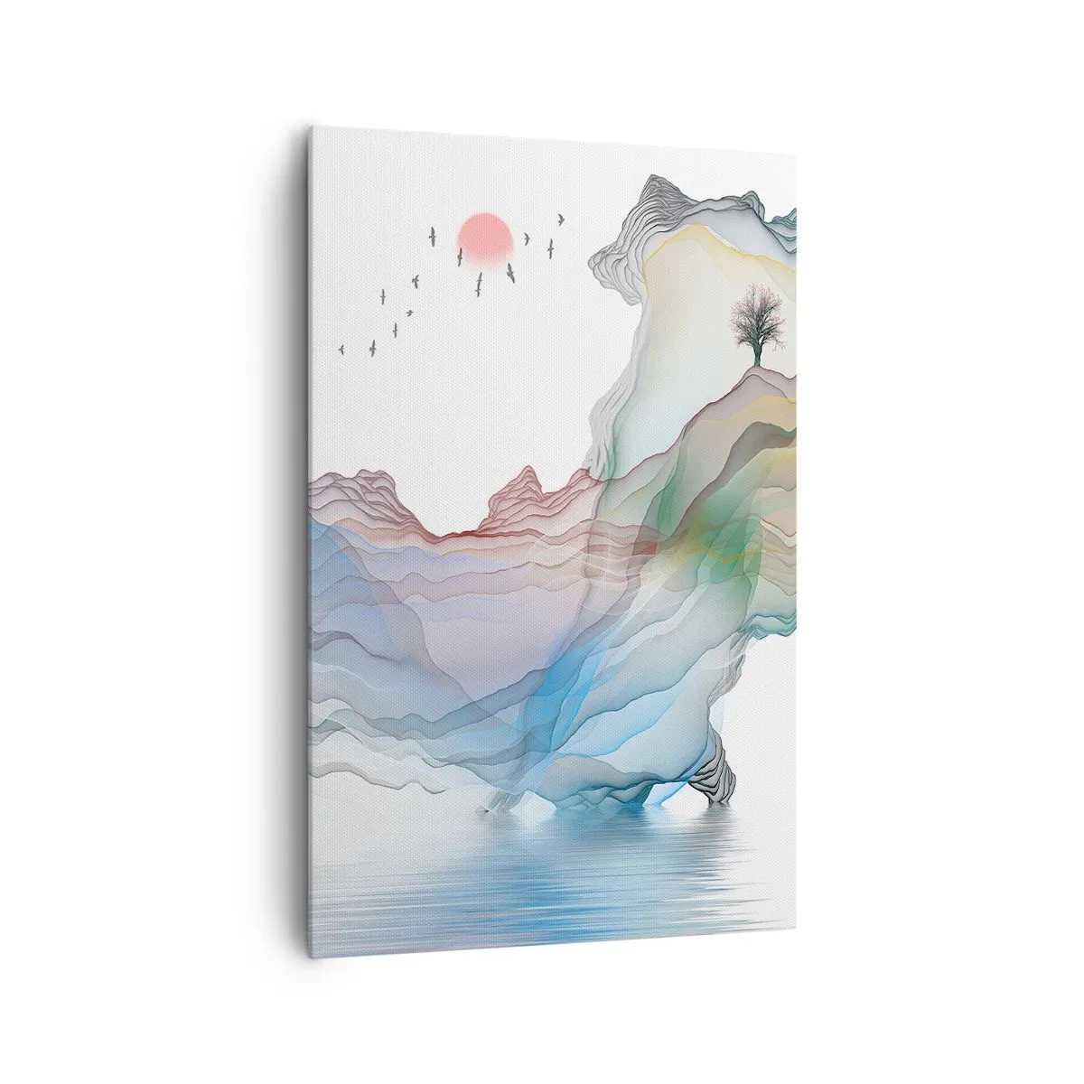 Tablou pe pânză - Spre munții de cristal - 80x120 cm
