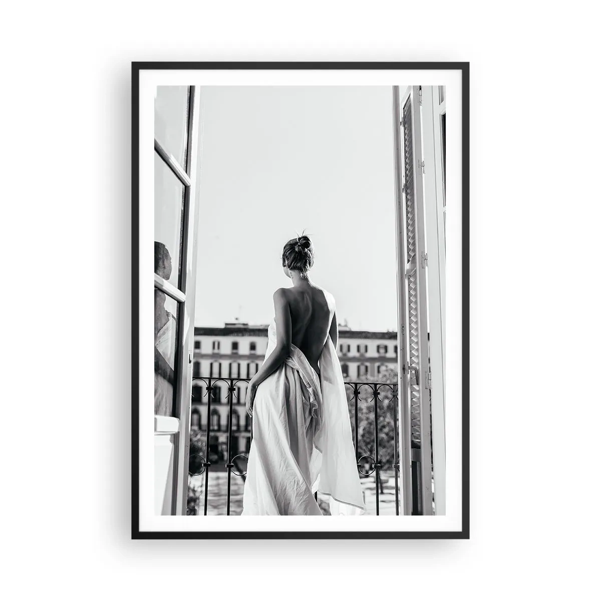 Poster în ramă neagră - Trezirea simțurilor - 70x100 cm