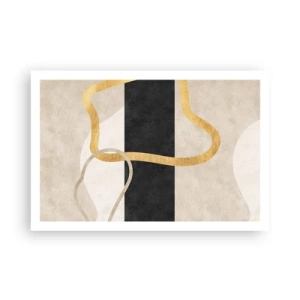 Poster - Forme înbuclite - 91x61 cm