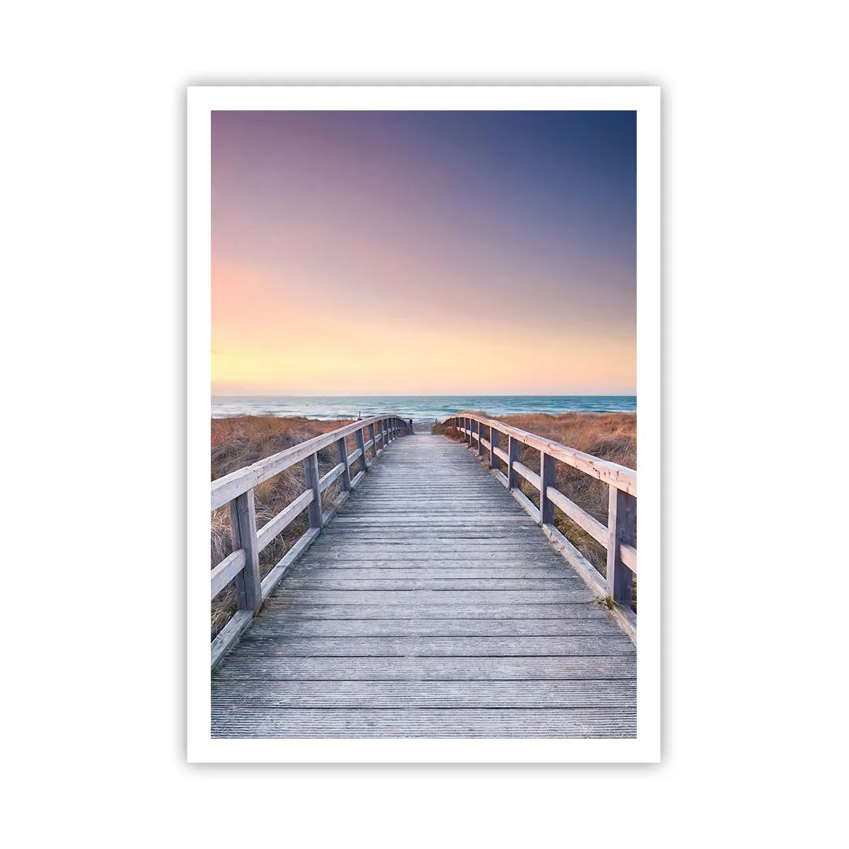 Poster - Aurora baltică de seară - 70x100 cm