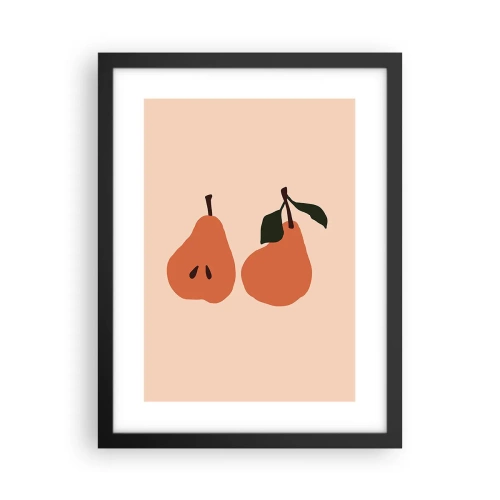 Poster în ramă neagră - Dulceața în sine - 30x40 cm