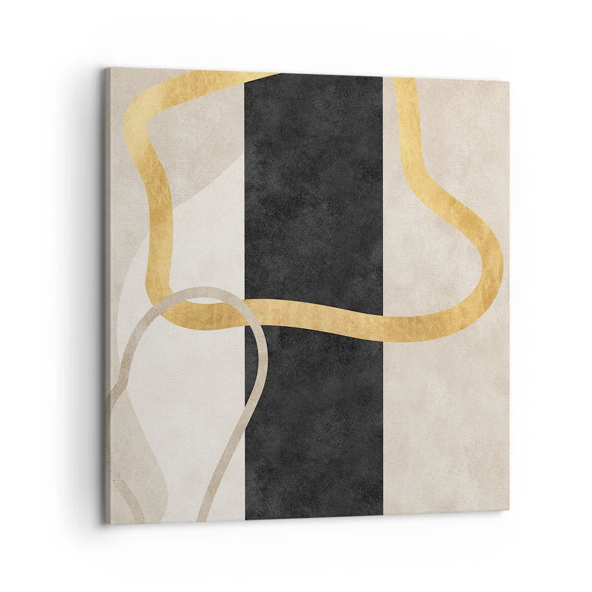 Tablou pe pânză - Forme înbuclite - 60x60 cm