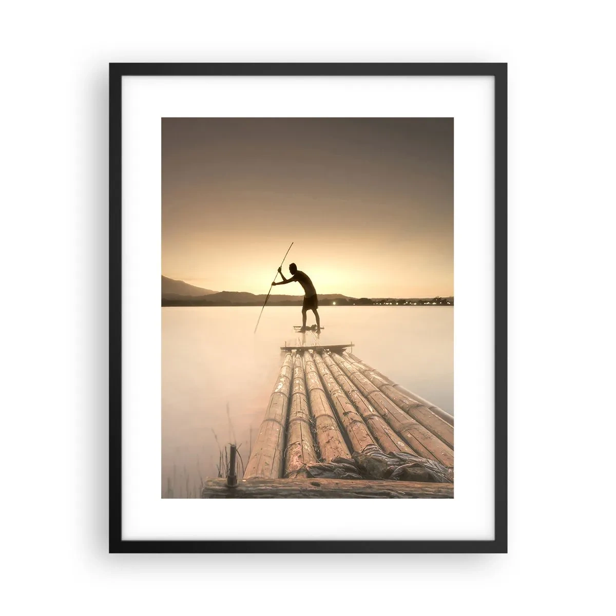 Poster în ramă neagră - Înainte de odihnă - 40x50 cm