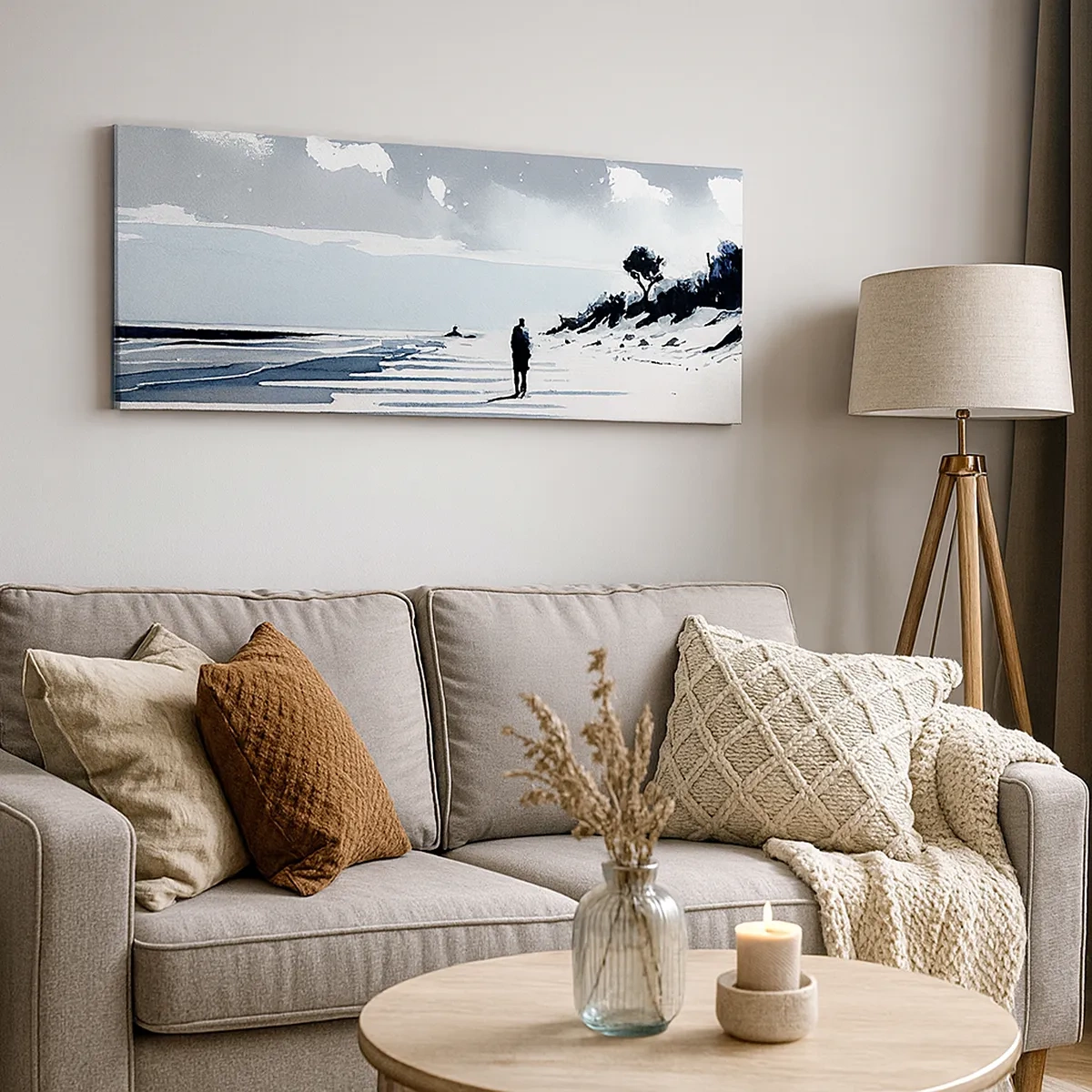 Tablou pe pânză - Singuratic - 30x30 cm