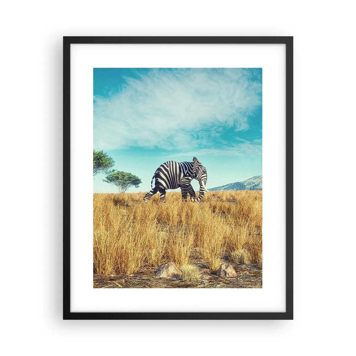 Poster în ramă neagră - Griul nu mai este la modă - 40x50 cm