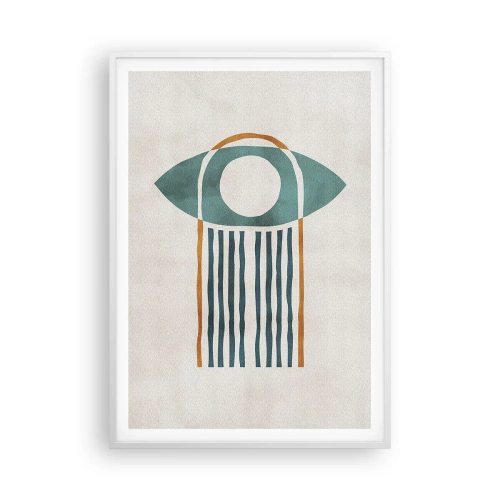 Poster în ramă albă - Semne și ritualuri - 70x100 cm