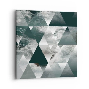 Tablou pe pânză - O perspectivă de cristal - 40x40 cm