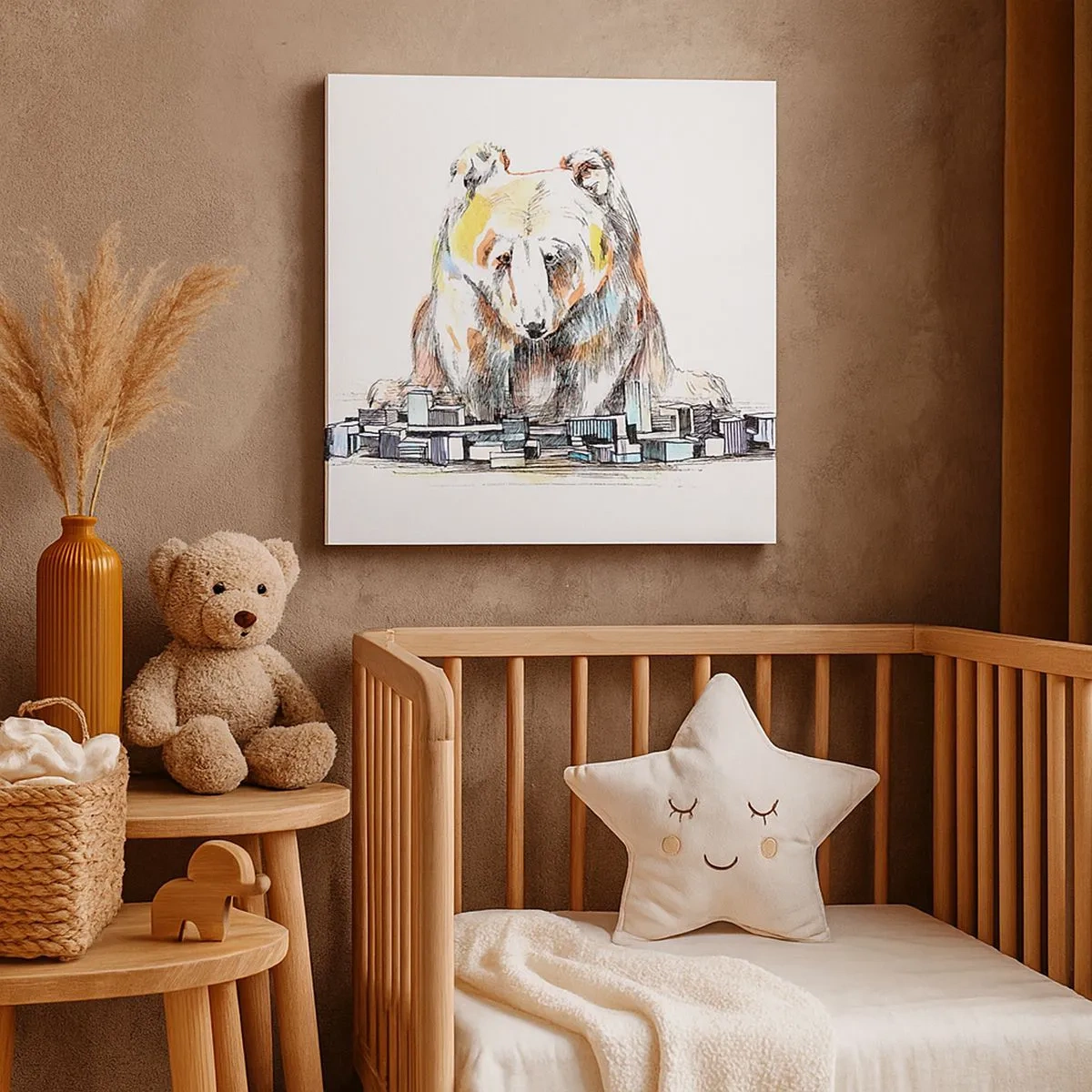 Tablou pe pânză - Cum poți trăi așa? - 30x30 cm