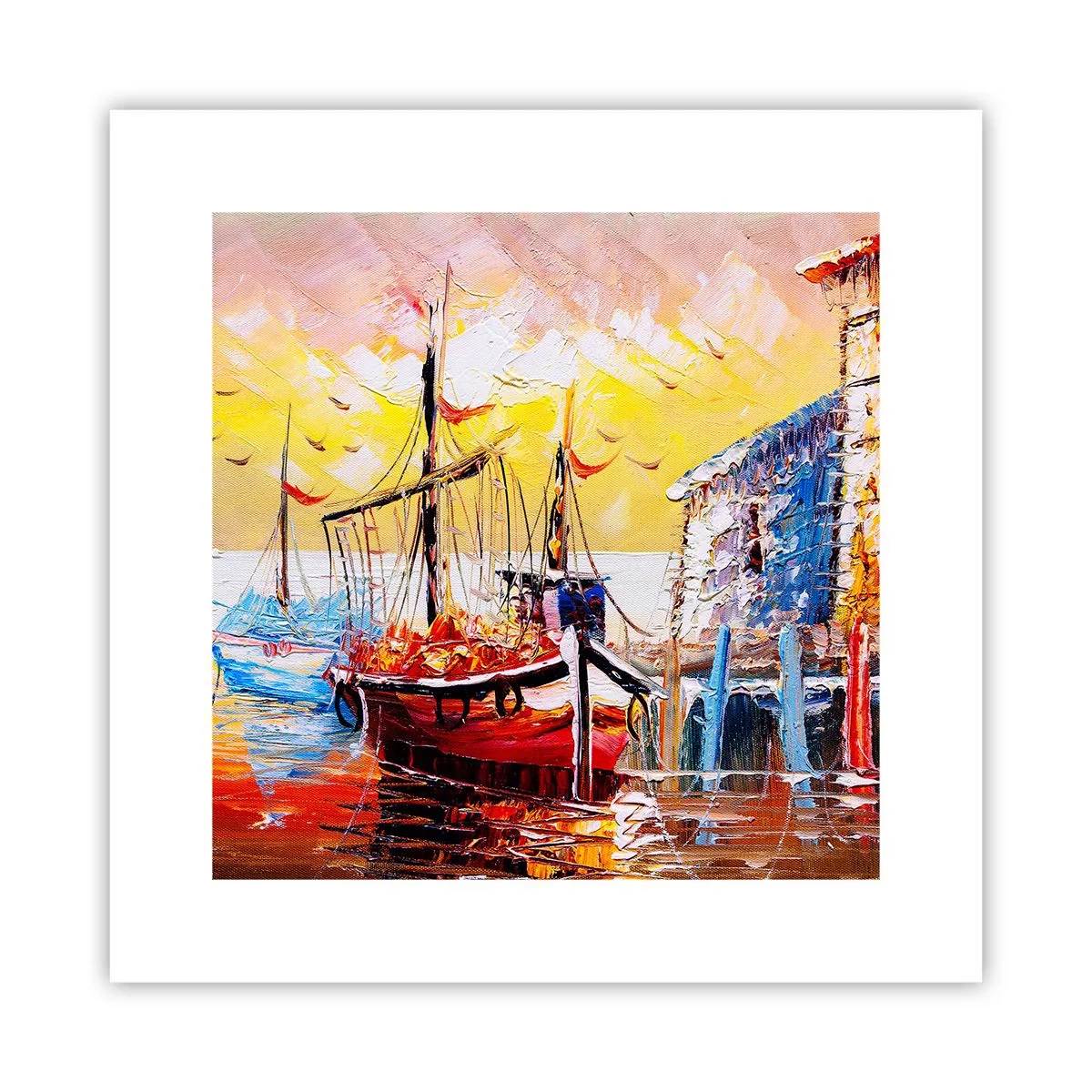 Poster - Întoarcere fericită - 30x30 cm