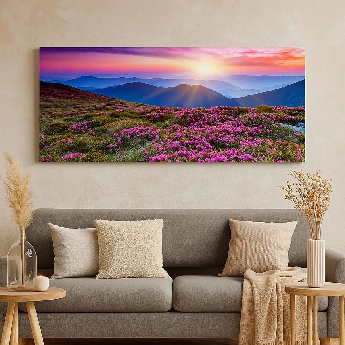 Tablou pe pânză - Ierburile proaspete miroseau puternic - 30x30 cm