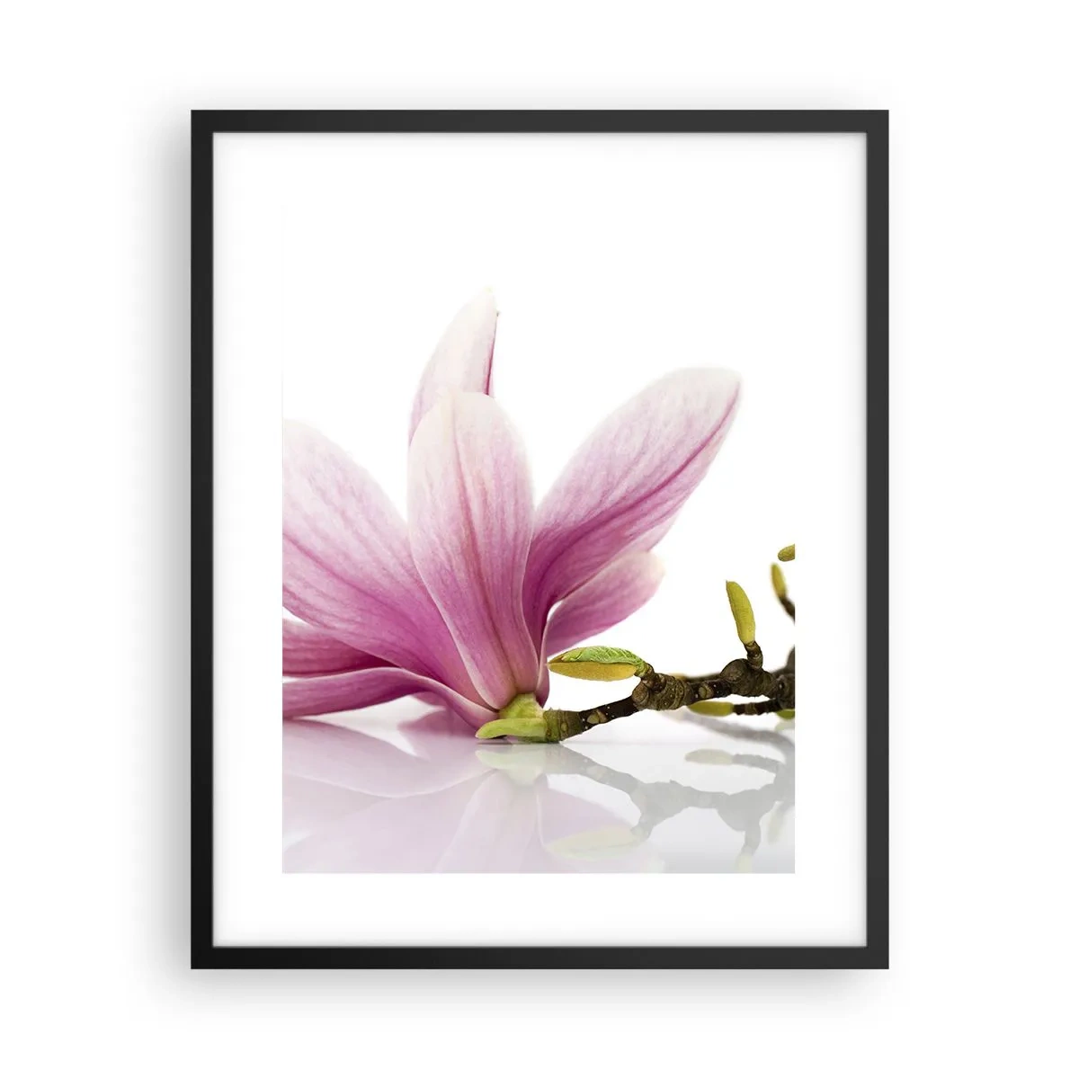 Poster în ramă neagră - Delicate ca o adiere de primăvară - 40x50 cm