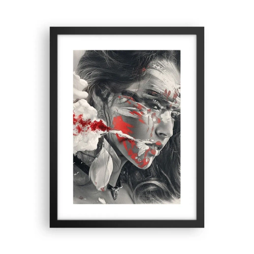 Poster în ramă neagră - În aburul absurdului - 30x40 cm