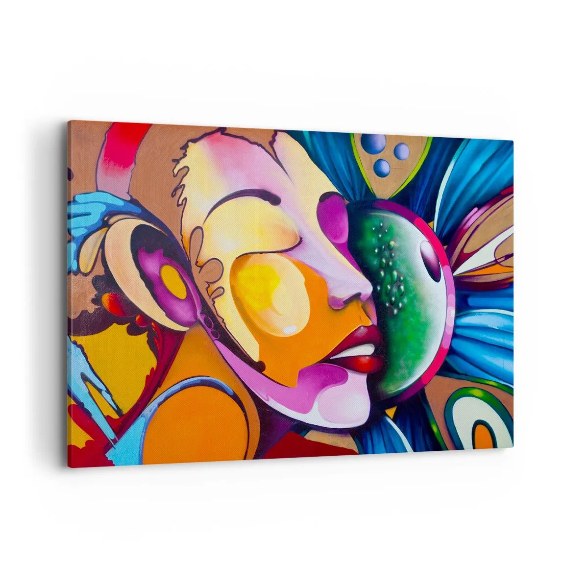 Tablou pe pânză - Atingere de culoare - 100x70 cm