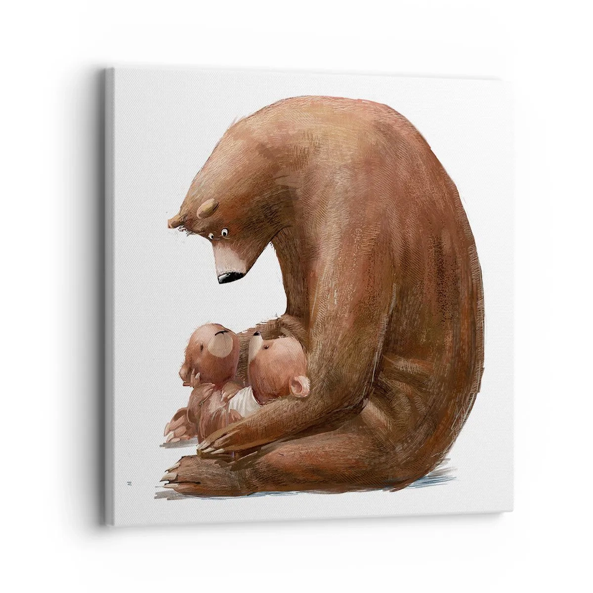Tablou pe pânză - Vise plăcute, copii - 30x30 cm