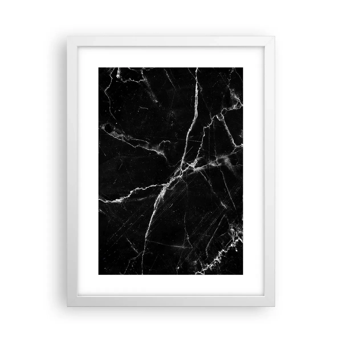 Poster în ramă albă - Viața secretă a unei pietre - 30x40 cm