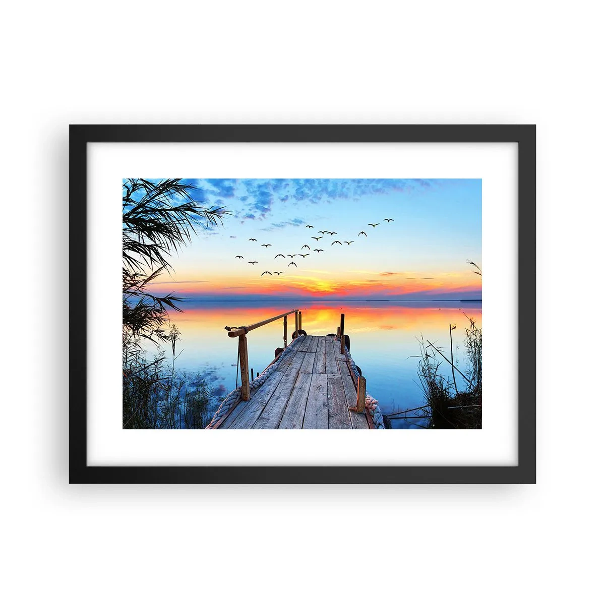 Poster în ramă neagră - E timpul să ne întoarcem... - 40x30 cm