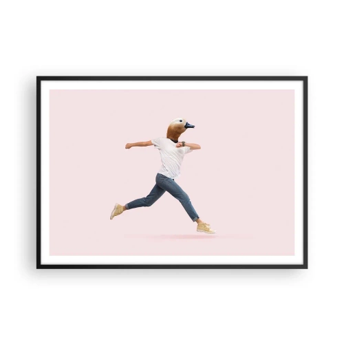 Poster în ramă neagră - Un strop de absurditate - 100x70 cm