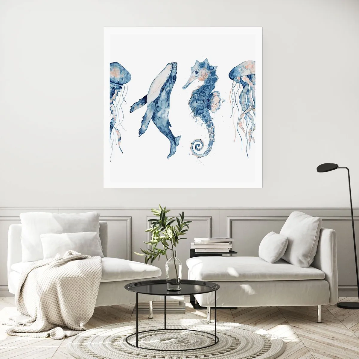 Poster - Fauna marină sălbatică - 30x30 cm