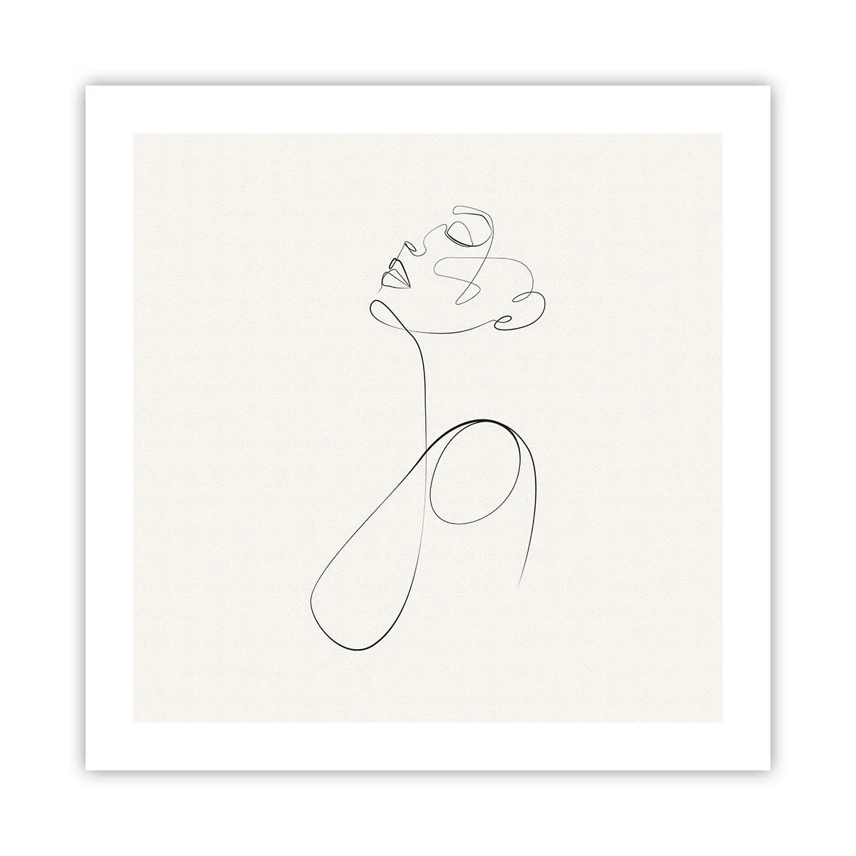 Poster - Încâlcită în vise - 50x50 cm