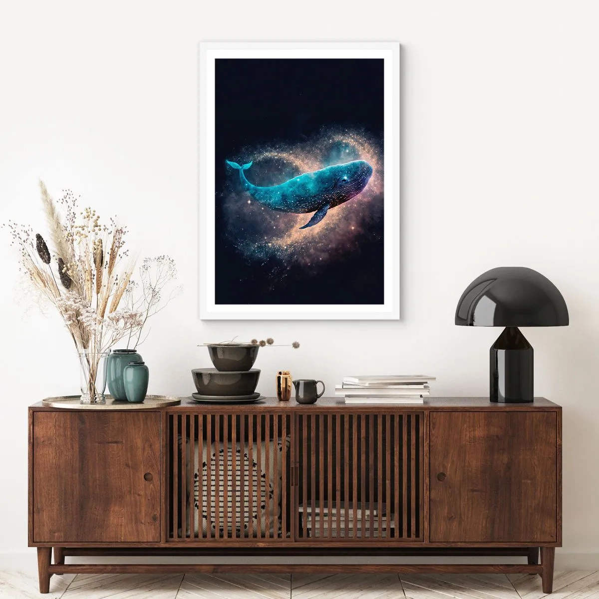 Poster în ramă albă - Există o lume... - 30x40 cm