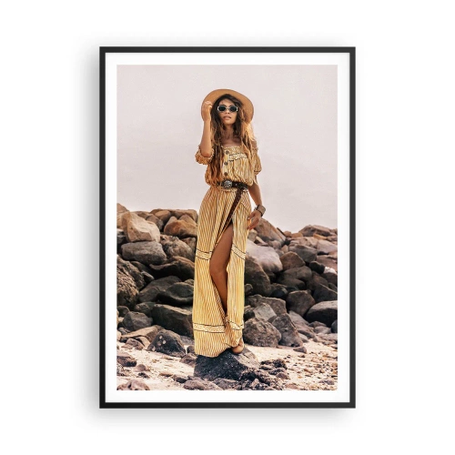 Poster în ramă neagră - Magia pietrelor - 70x100 cm