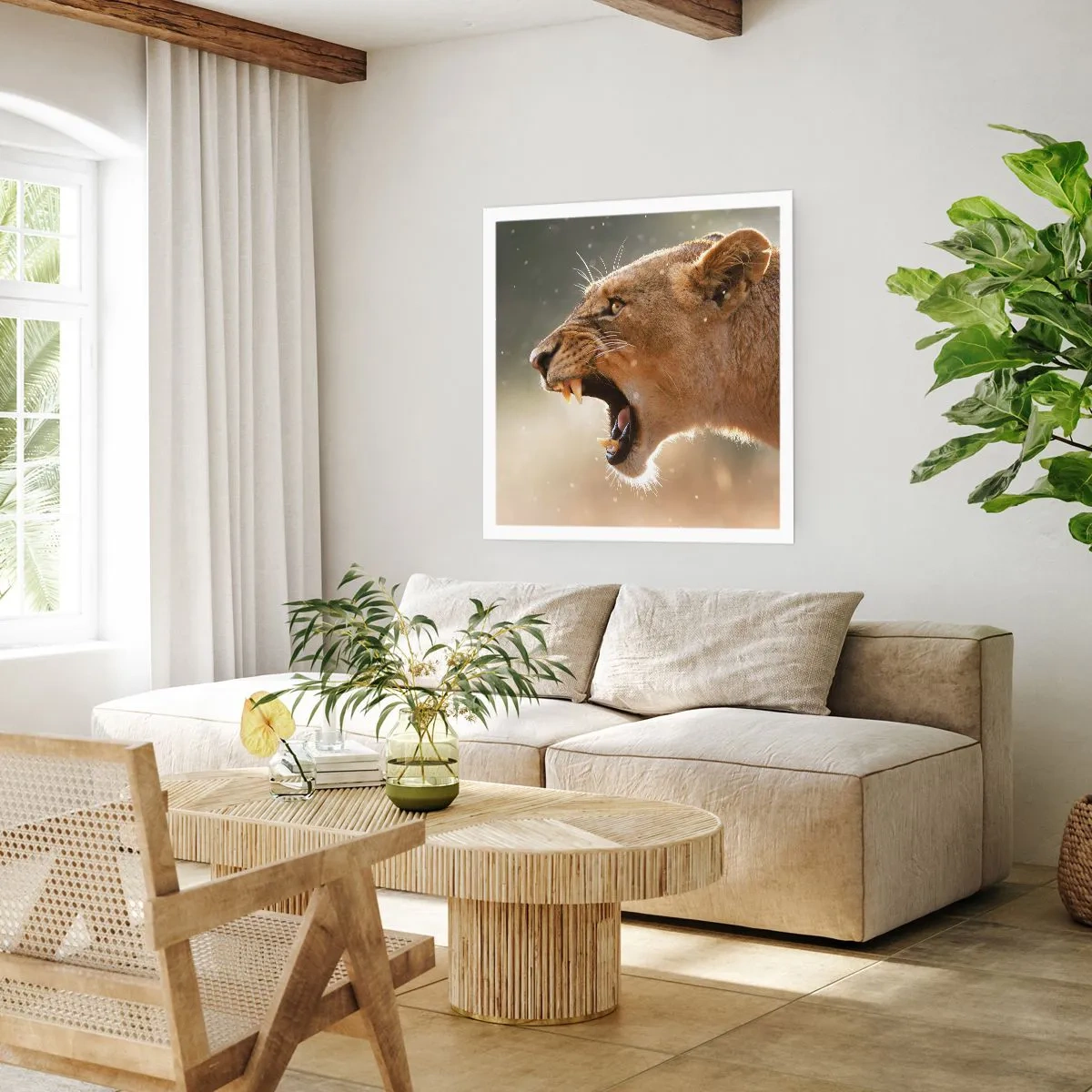 Poster - Încearcă să nu asculți - 50x50 cm