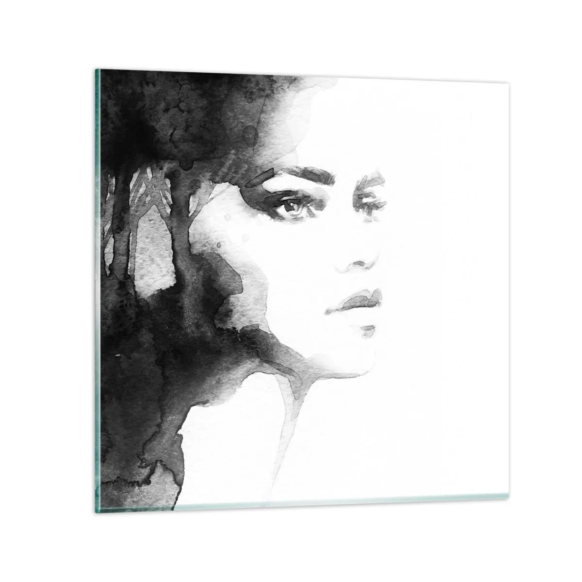 Tablou pe sticlă - Creată de secrete și ceață - 30x30 cm